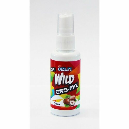 Ароматизатор DELFI DIP WILD ARO-MIX, летний, орех, 50 мл ароматизатор delfi dip wild aro mix летний конопля 50 мл