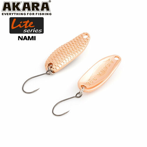 блесна колебалка akara lite series nami 33 3 5 гр bn 13 Блесна колебалка Akara Lite Series Nami 23 1,5 гр. Cu