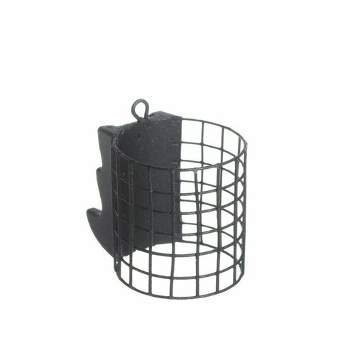 фото Груз-кормушка металлическая x-feeder me batman m grid, цвет matt black, 80 г, 30 мл