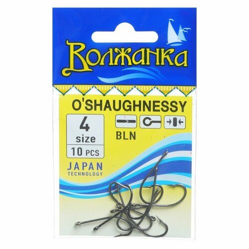 фото Крючки "волжанка" o`shaughnessy № 4, 10 шт volzhanka