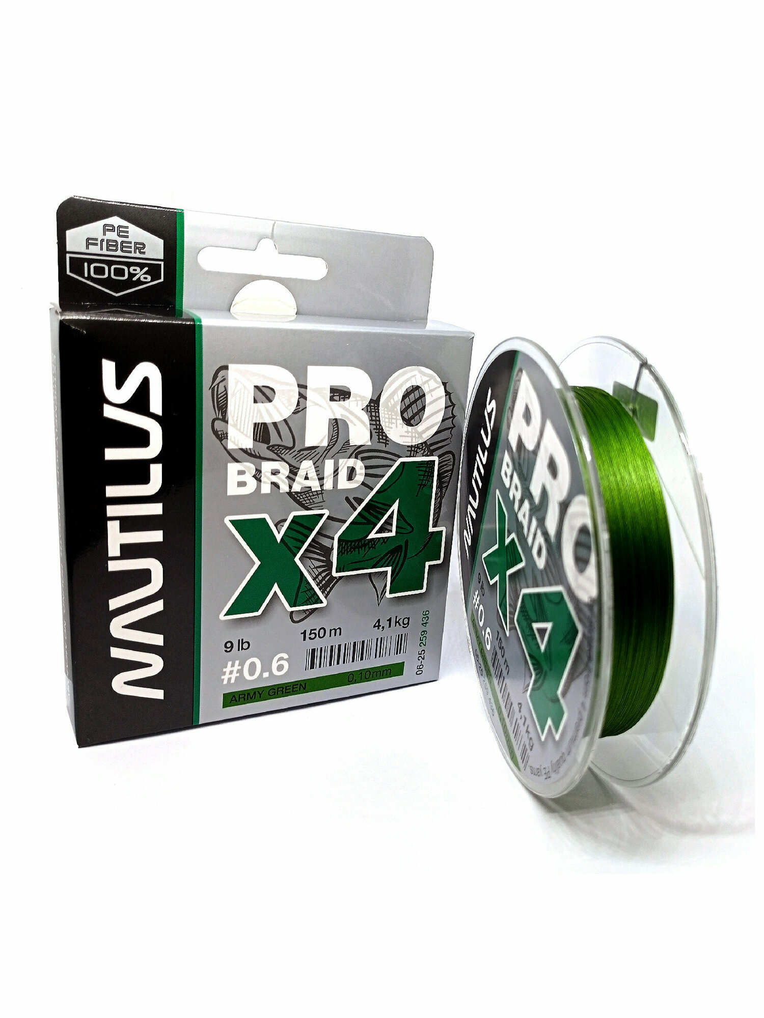 Шнур Nautilus Pro Braid X4 150м