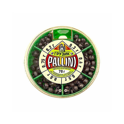 фото Груз в наборе 70г 0.2-0.75г pallini