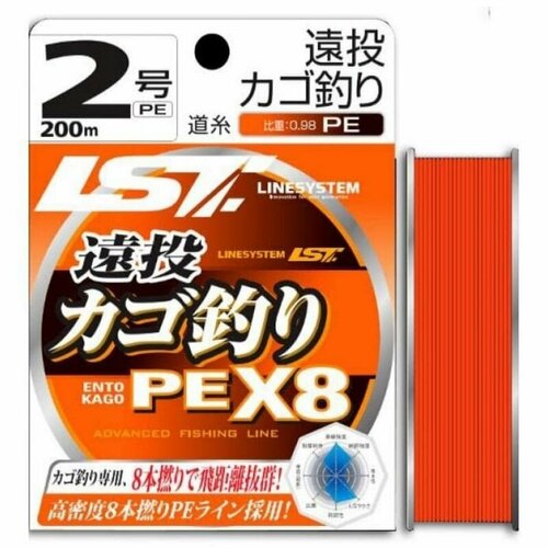 фото Шнур плетеный linesystem ento kago pe x8 #2.5 (200m)