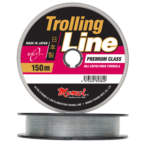 Леска Momoi Fishing "Trolling Line", 0,31 мм, 9,5 кг, 150 м, прозрачная