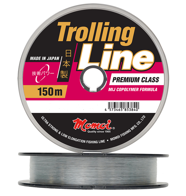 Леска Momoi Fishing "Trolling Line", 0,25 мм, 7,0 кг, 150 м, прозрачная