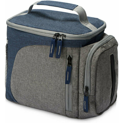 фото Сумка-холодильник festival, серый/синий без бренда