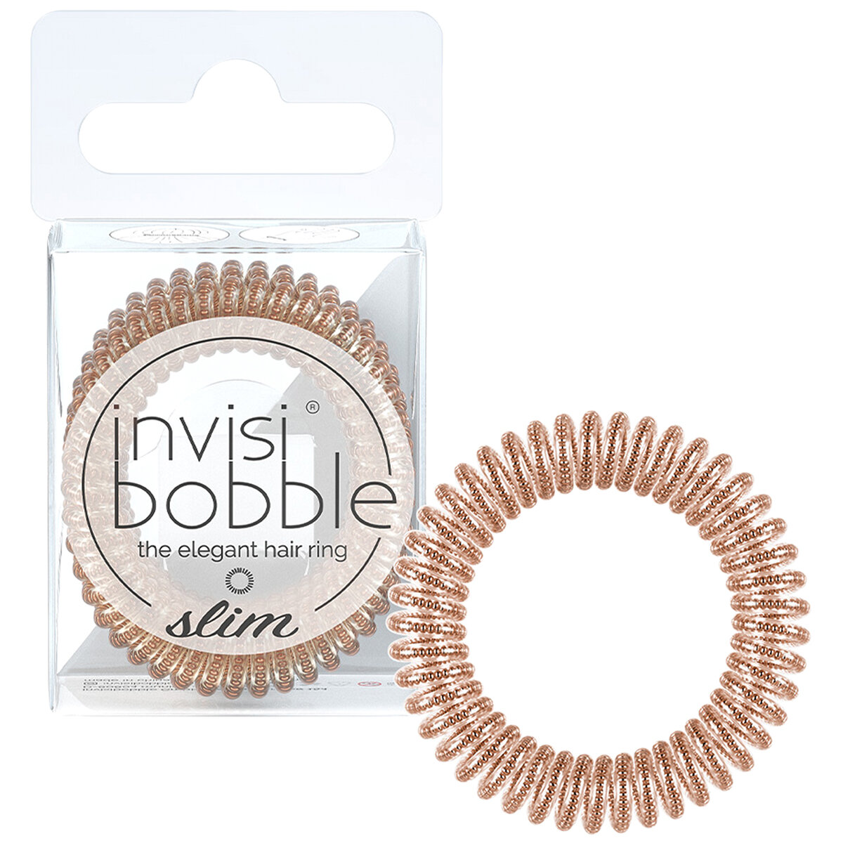 Резинка-браслет для волос Invisibobble Slim Of Bronze And Beads