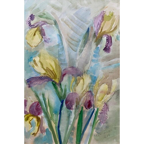 Картина акварель Татаренко В. А. (1950) 