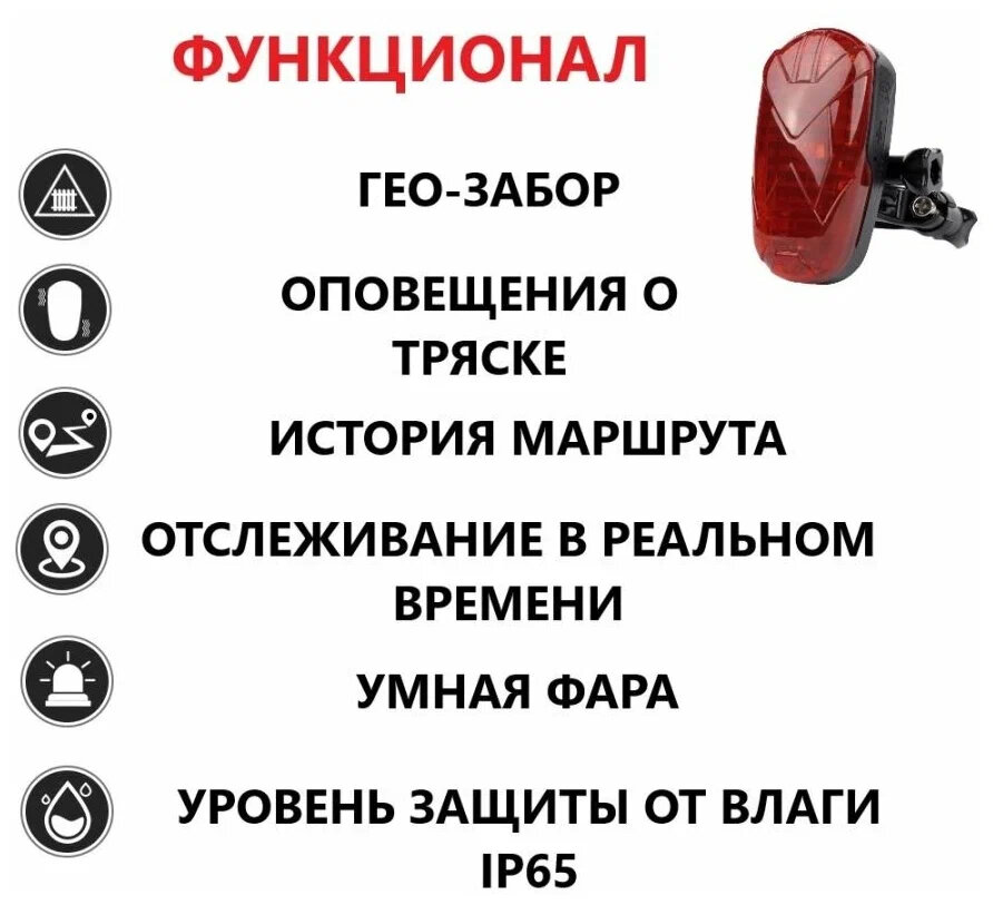 GPS Трекер TK 906 для крепления на любые части велосипеда, мотоцикла, квадроцикла, катера и другой техники — фото 6