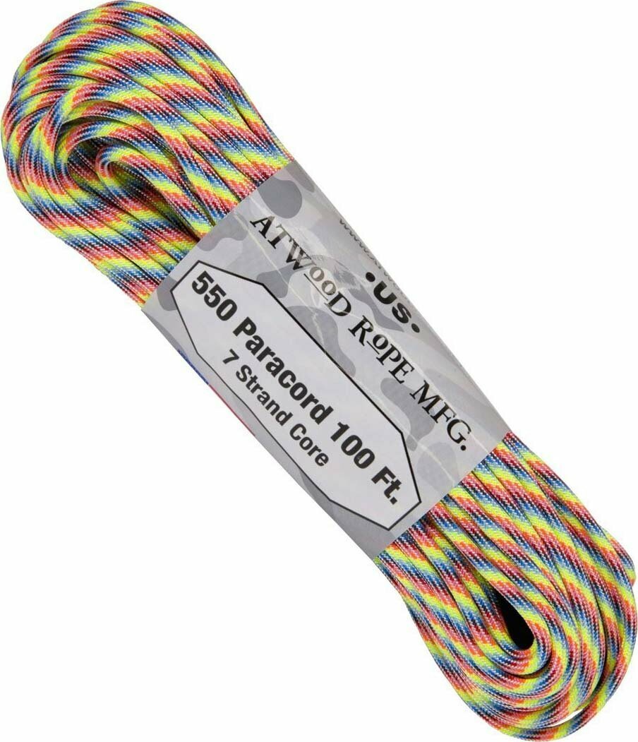 Паракорд Atwood Rope MFG 550 Light Stripes, 30 м