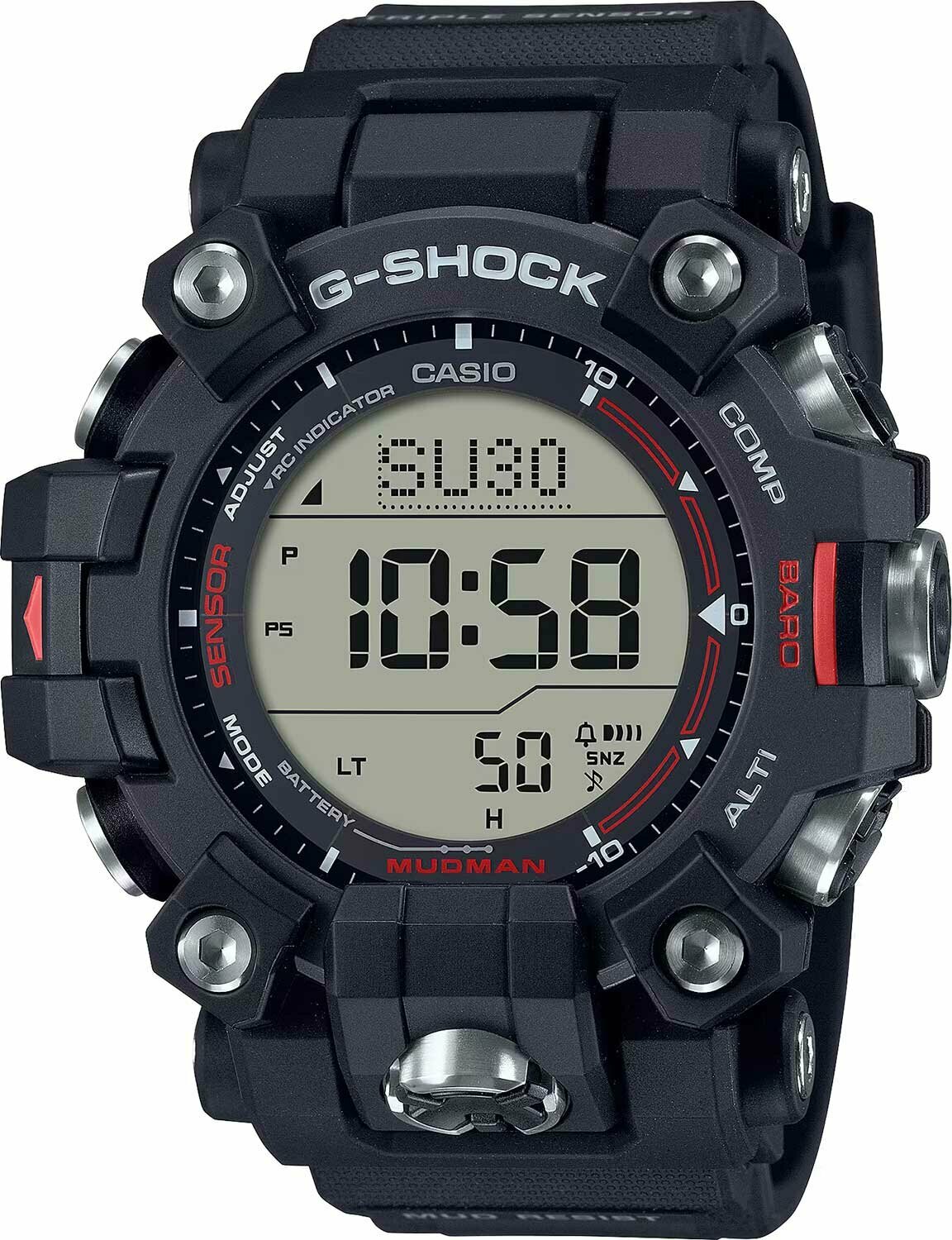 Наручные часы CASIO Японские наручные часы Casio G-SHOCK GW-9500-1 с хронографом 