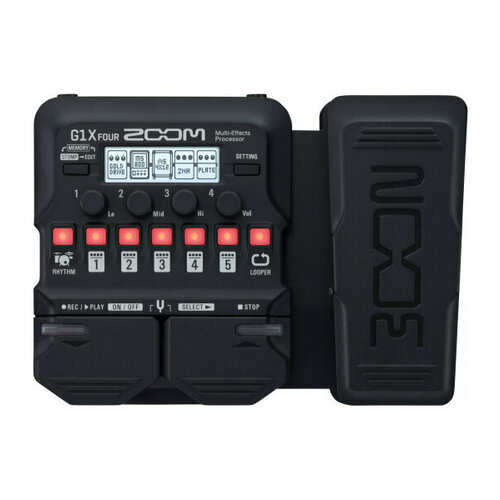 Zoom G1X FOUR - Процессор для электрогитары с педалью экспрессии