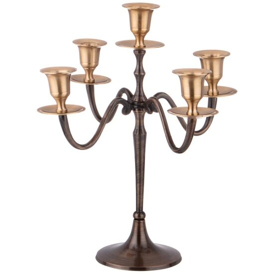 Подсвечник Lefard на 5 свечей. высота=275 см. латунь
