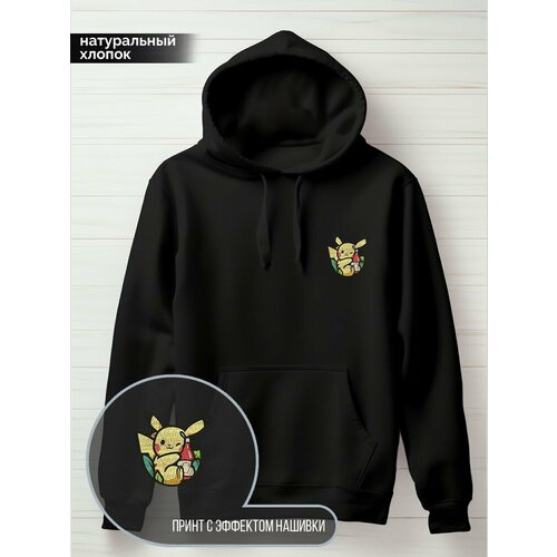 фото Худи hypnotica, размер 2xl, черный