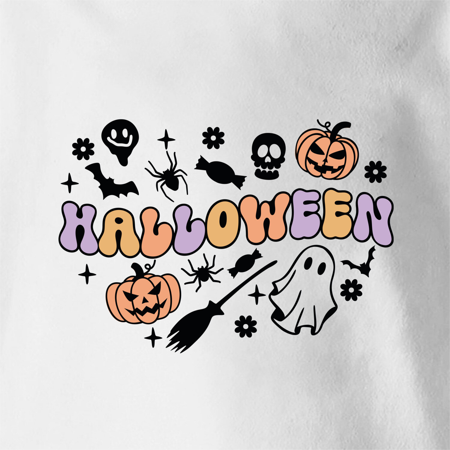 Детская футболка «Хэллоуин Halloween» (128, белый) - фотография № 3