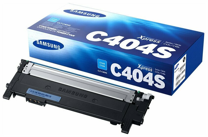 Картридж оригинальный Samsung CLT-C404S голубой