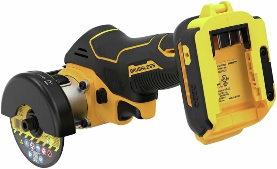 Аккумуляторная дисковая пила DeWALT DCS438NPRC - фотография № 4