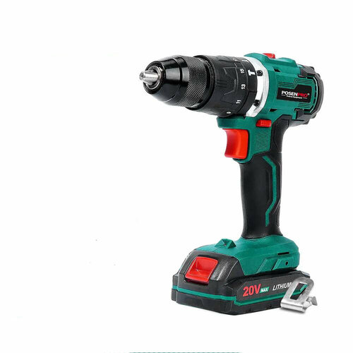 Аккумуляторная электрическая дрель-шуруповерт PosenPro PCCD20 50 Нм АКБ 20 АН 798000₽