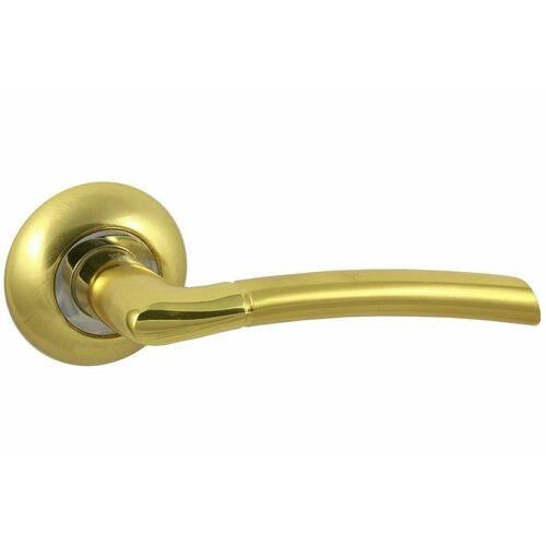 Дверная ручка межкомнатная Vantage V40C на круглой розетке SB матовое золото ручка дверная межкомнатная vantage v34sg sl на круглой розетке матовое золото