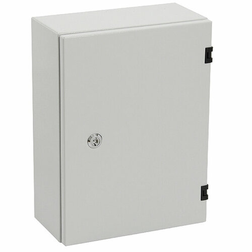 Шкаф IP66 400х300х155мм светло-серый с монтажной платой 86031 Щитэлектрокомплект 803.02Rx M2.0