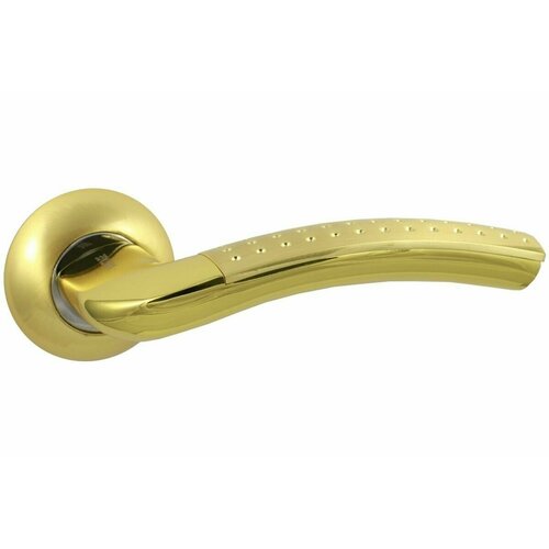 Дверная ручка межкомнатная Vantage V26C на круглой розетке SB матовое золото ручка дверная межкомнатная vantage v34sg sl на круглой розетке матовое золото