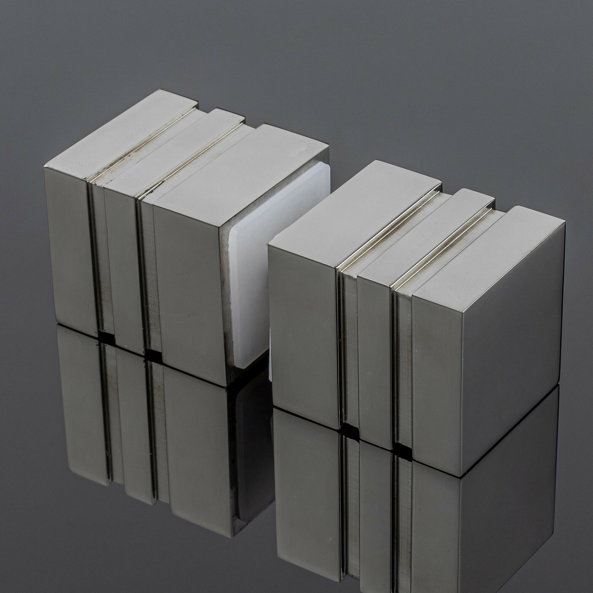 фото Ручка кноб квадратная, хром, sus304