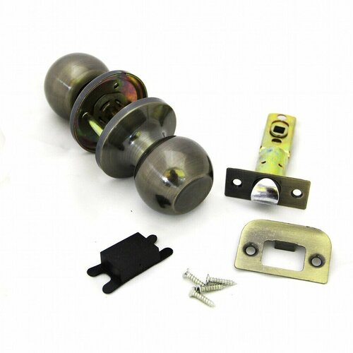 Ручка с защелкой Qually 607 PS (без фиксатора, без ключа) бронза