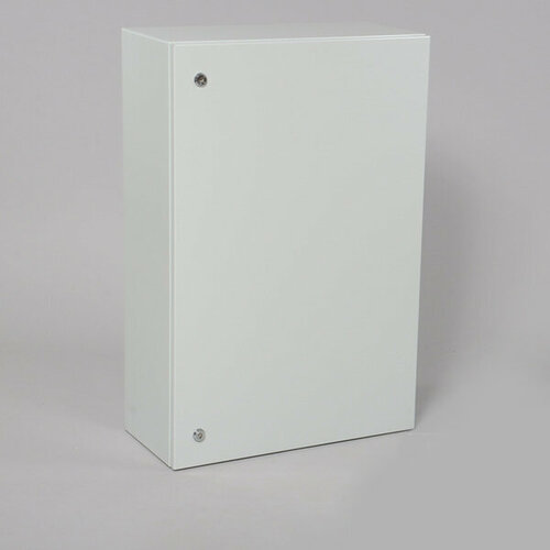 Шкаф 411R R5 900х600х280мм светло-серый с монтажной платой без реек 45117 Щитэлектрокомплект