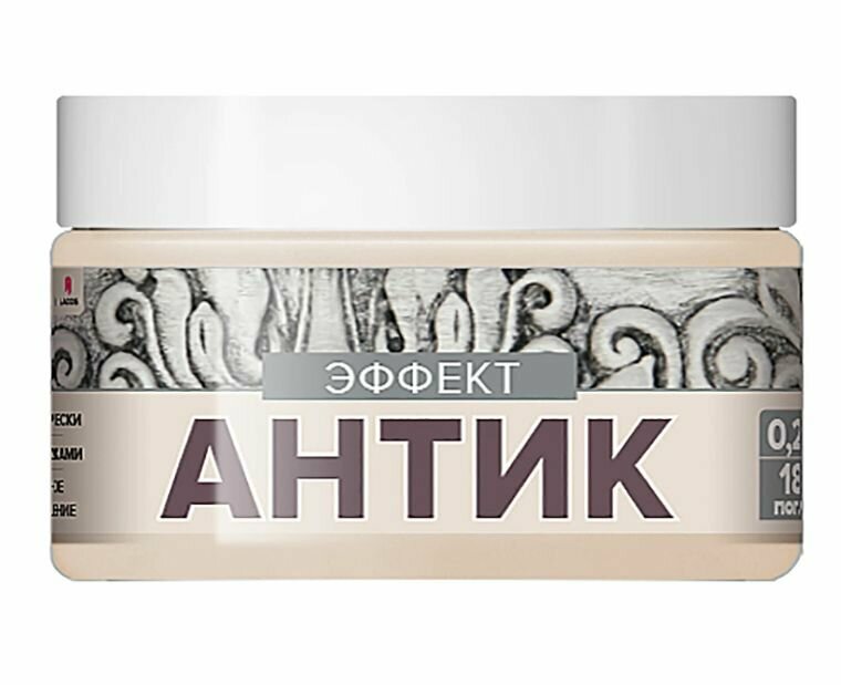 фото Краска декоративная акрилатная 0,2 л эффект антик АртДекор