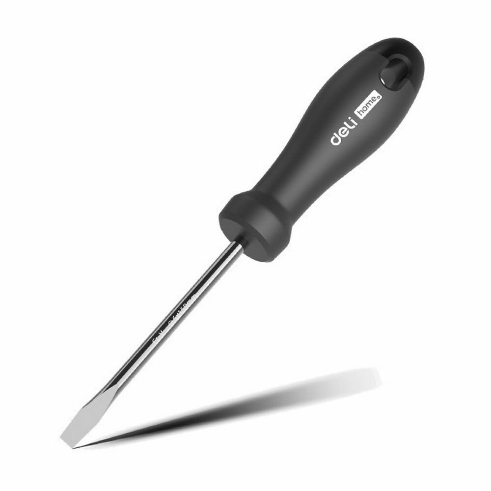 фото Шлицевая отвёртка "Home Series" Deli HT1106 6x150мм. Рукоятка из высококачественного софттач пластика