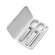 Набор Nail Clipper Five Piece Set, белый/серебристый, 5 предметов