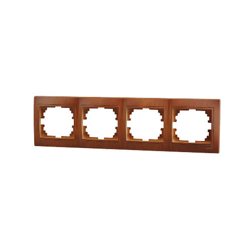 Lezard MIRA рамка 4-я горизонт Сосна арт.701-0800-149