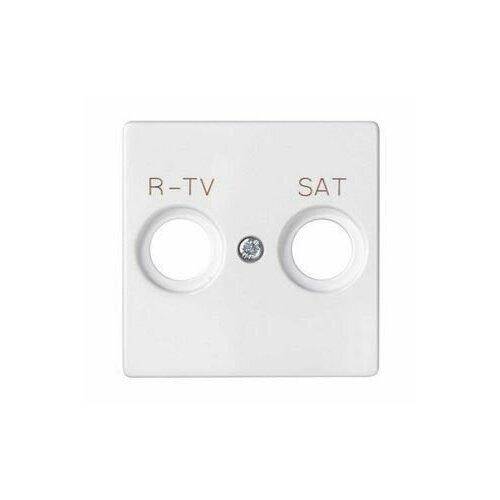 simon s82 concept матовый титан накладка для розетки r tv sat с пиктограммой tv r simon арт 8200053 096 Simon S82 Concept Матовый белый, Накладка для розетки R-TV+SAT с пиктограммой R-TV SAT, Simon, арт.8200097-090