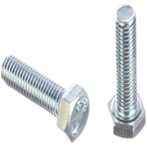 Болт DIN933 М5х25 класс прочности 5.8 покрытие цинк 50 шт | код 530248-50 | ЭТМ-Крепеж ( 10 упак.)