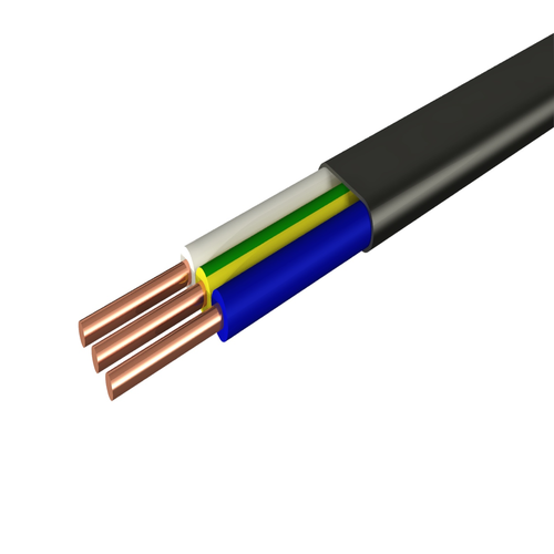 Кабель силовой ВВГ -П нг(А)LS ltx 3х1.5 0.66кВ | код БП-00009455 | ЭлПром (упак.100 м.)