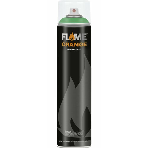 Аэрозольная краска Flame Orange FO-629 / 558911 Juice Green 600мл.