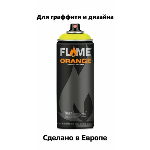 Аэрозольная краска FLAME Orange FO-623 / 558115 crazy green 400 мл