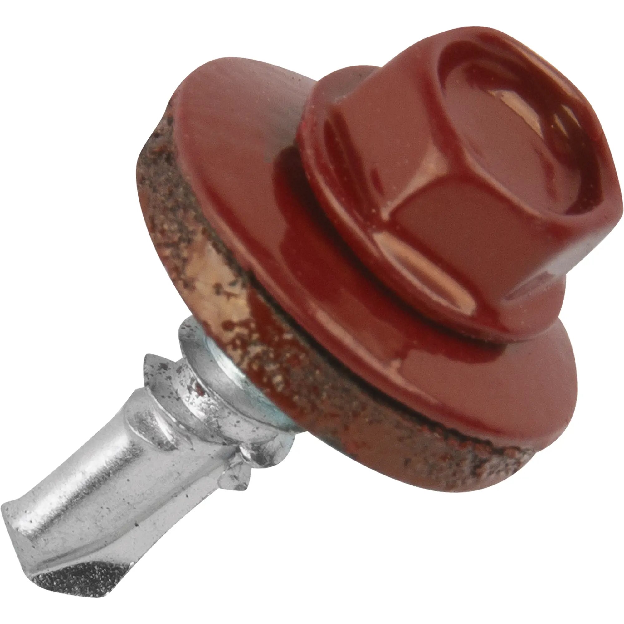 фото Кровельные саморезы STANDERS RAL3005 сверлоконечные красные 5.5Х19, на вес (около 222 шт./кг)