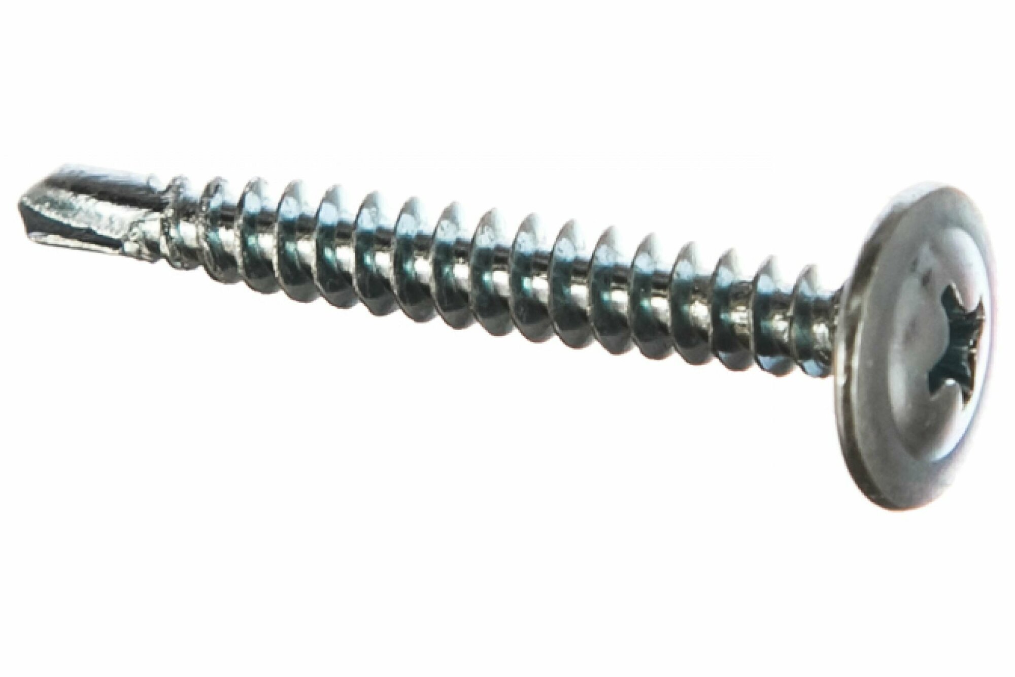 фото Саморез со сверлом, с прессш 4,2х32 (100)