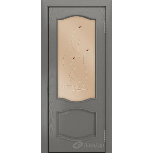 Межкомнатная дверь Лайндор София стекло Ковыль