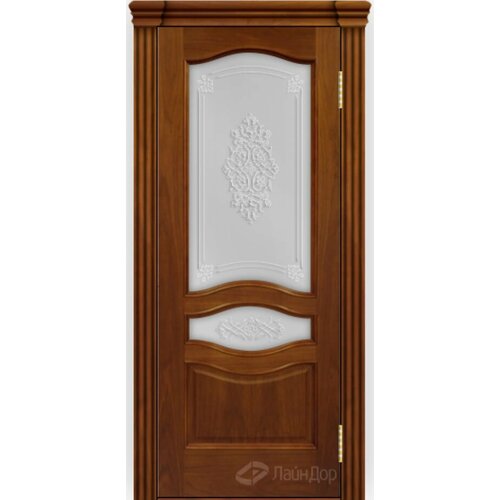 Межкомнатная дверь Лайндор Амелия стекло Дамаск