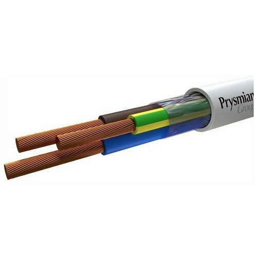 Провод ПВС белый 3 х 1,50 (в бухте 100 м) ГОСТ с ПЭТ РЭК (2503040201)