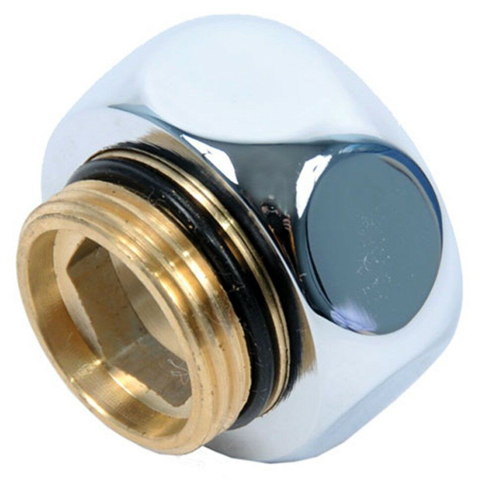 фото Сгон с накид. гайк.1"х1/2"г/ш хром PF TF 736