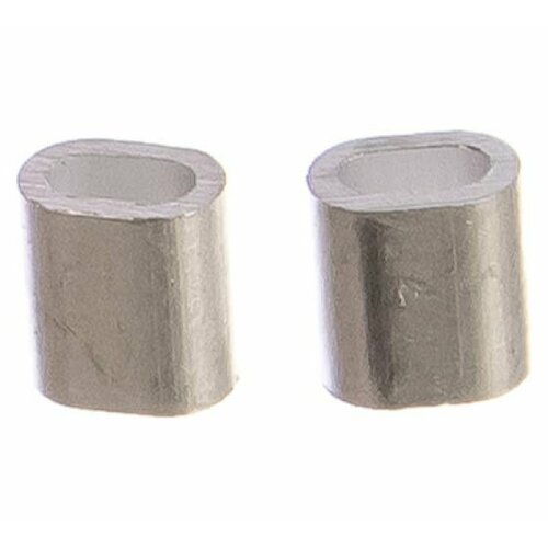 Зажим DIN3093 5мм алюминиевый | код DIN3093-5 | Крепдил ( упак.70шт.)