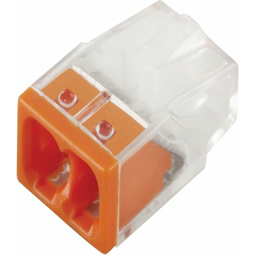 Клемма монтажная 2-проводная для 1-жильного проводника, Stekker | код 32388 | FERON ( упак.40шт.)