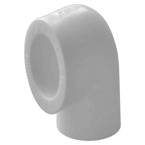 Уголок 90 град. 25 мм полипропиленовый PPR белый | код 9000000325 | Политэк ( упак.6шт.)