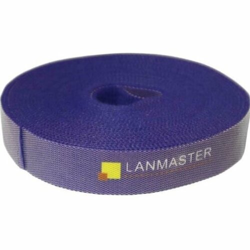 Хомут-липучка Lanmaster шириной 20 мм, 5 м, синий LAN-VCM5M-BL