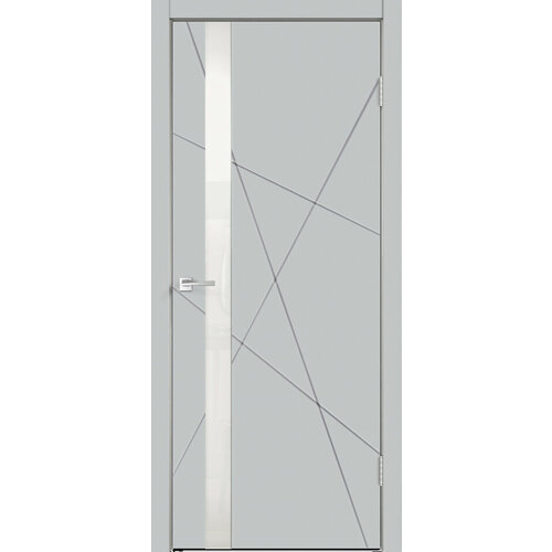 Межкомнатная дверь Velldoris Scandi S Z1 белая дверное полотно velldoris scandi n белое глухое эмаль 800x2000 мм