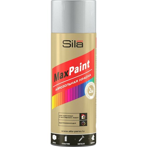 Краска универсальная Sila Home Max Paint хром металлик 0,52 л