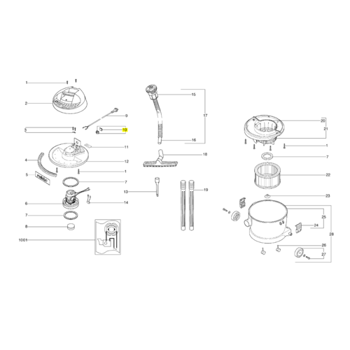 Выключатель AS 20 L/ASA 32 L/AS 1200/ASA 1202 METABO 343406770